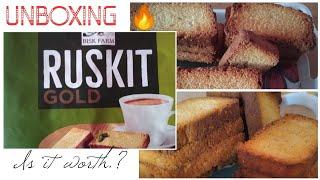 Bisk Farm Ruskit gold TOAST || Review and unboxing ||