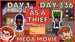 I played 336 days of Stardew Valley as a THIEF ‍️ THE MEGA MOVIE