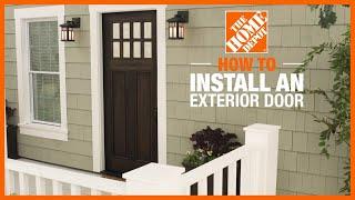 How to Install an Exterior Door | The Home Depot