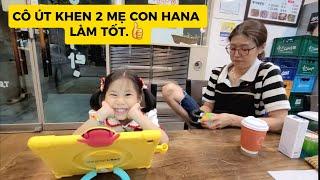 MẸ DỤ HANA CẮT TÓCNGẮN....ĐI LÀM VỀ HANA BUỒN VÌ BẠN CÁ ĐÃ RA ĐI huhu..