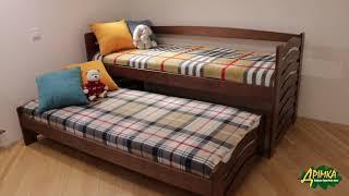 Фабрика ДРІМКА Ліжко з додатковим спальним місцем для двох дітей  Мальва