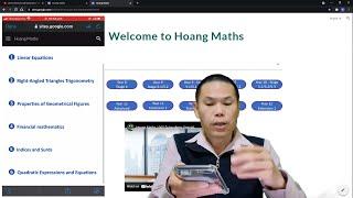 Launching Hoang Maths Website