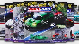 Showcase - Hot Wheels Car Culture Raceday, Terra Trek Trucks, 2 Pack Set, 959 Porsche,32 Ford & more