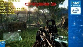 Intel® HD Graphics 530 Crysis 3 Performance Test | i7 6700K 4.5GHz [720p]