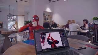 Speed drawing Spider-Man by Ukrainian Illustrator Daria Artemieva