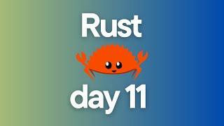 BUILDING TEXT EDITOR WITH RUST - DAY 11 | Big Brain Coding