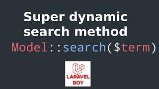 Laravel Search Trait: Building a Dynamic and Intelligent Search Engine #laravel #php #freepalestine