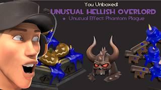 Getting insanely lucky opening TF2 cases (Unusual Terrifying Trove Unboxing)