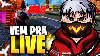  LIVE FF  FREE FIRE AO VIVO  4X4 + 6X6 COM INSCRITOS  SALA PERSONALIZADA 