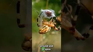 How Spiders Catch and Eat Their Prey - Backyard Nature Videos for Kids and Toddlers