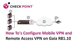 How To's Configure Mobile and Remote Access VPN on Gaia R81 10
