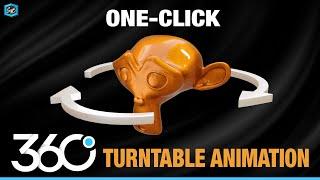 Turnaround Camera - Create Stunning 360 Turntable Animations | Free Add-On | shift 4 cube