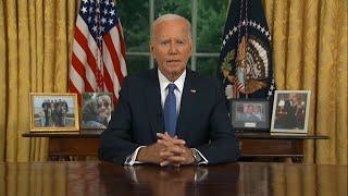 FULL SPEECH: President Joe Biden gives address after dropping out of 2024 election