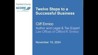 Twelve Steps to a Successful Business - Cliff Ennico