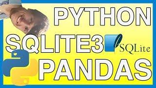 Python SQLite3 database extract Pandas Dataframe convert to CSV | Python for Scott Episode 2