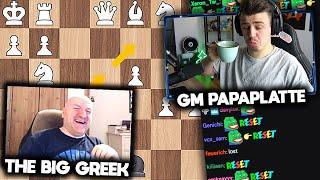 Ich lerne SCHACH spielen! ️ (mit The Big Greek) | Papaplatte Gaming
