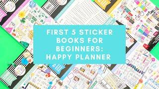 Top 5 Sticker Books to start with as a Beginner- Happy Planner