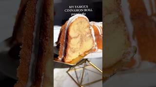 Cinnamon Roll Pound Cake at Grandbaby Cakes website