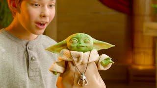 The Mandalorian's Baby Yoda Comes to Life in Actual-Size Animatronic Toy