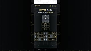 Binance wodl 3 letter words NFT