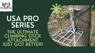 USA Pro Series: This may be the most secure climbing stick attachment yet!