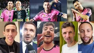 Famous Reaction On Messi's Outstanding 2 GOALS | Inter Miami vs Philadelphia Union 3-1 Reaction