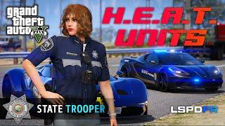 H.E.A.T. Units Backup Showcase and Installation Tutorial - GTA 5 LSPDFR [No Commentary] [140]