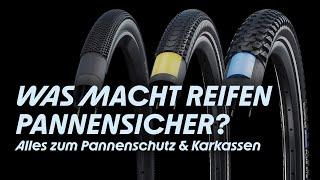 Wie geht Pannenschutz bei Fahrradreifen und was sind Karkassen?