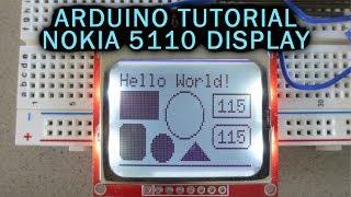 Arduino Tutorial: LCD Nokia 5110 Display