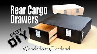 DIY Rear Drawer System Overland Storage, Easy to Build With Simple Tools