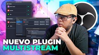 NUEVO PLUGIN Multistream con OBS | Como hacer multistream con OBS - Angel Mendez