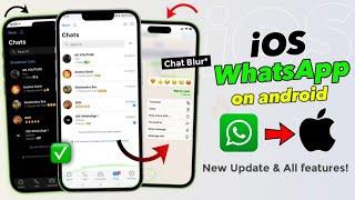 Install ios whatsapp for android | How to Install iphone WhatsApp on Android