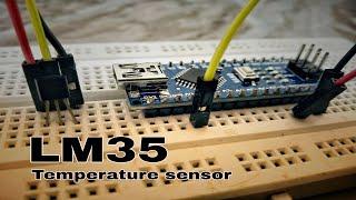 lm35 temperature sensor with arduino