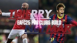 PRIME HENRY X NEYMAR BUILD IN EAFC25 PRO CLUBS! (50 SUB SPECIAL BUILD) BEST WINGER BUILD