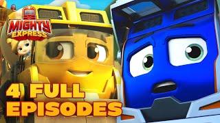4 FULL EPISODES!   Mighty Express Season 2  - Mighty Express Official