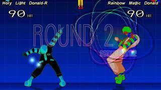 MUGEN Holy Light Donald-R VS Rainbow Magic Donald