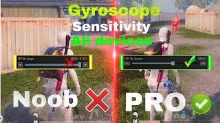 New Perfact Ads sensitivity Gyro and non Gyro | 3rd person no scope in | PUBGM/BGMI