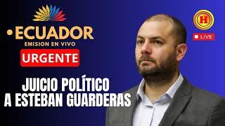 Juicio Político en contra Juan Esteban Guarderas, consejero del CPCCS