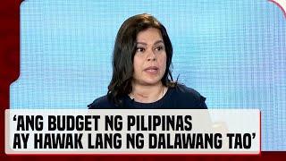 VP Duterte: Hawak lang ng dalawang tao ang budget ng Pilipinas: Speaker Romualdez at Rep. Zaldy Co