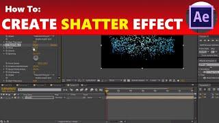 How To: Create a Shatter Effect in Adobe After Effects