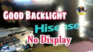 Hisense Good Backlight No picture | hisense led tv walang display paano ayusin