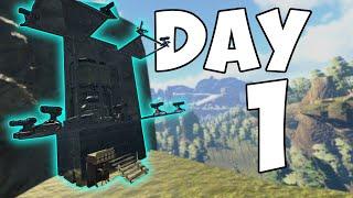 How My ALPHA Tribe Starts Day 1 On My Own ARK PVP Server! - Ark pvp