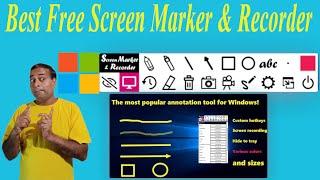 Best window screen marker free | Online teaching tool | screen marker & annotation for pc laptop