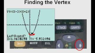 Evaluating Quadratic Functions Using a Graphing Calculator