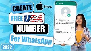How To Get Free USA  Number For WhatsApp Verification On iPhone