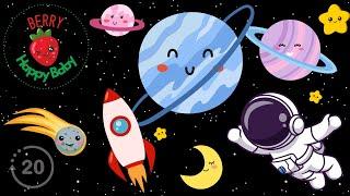 Berry Happy Baby's Colorful Planet Outer Space Fun - High Contrast Baby Sensory Video