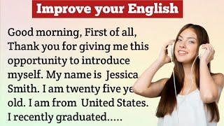 My Introduction | Improve your English | learn English speaking