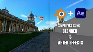 Simple VFX Using Blender and After effects (Malayalam) | BLENDER + AFTER EFFECTS TUTORIAL