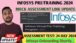 Infosys Pre-training Breaking News  | Infosys Mock Test | Infosys Onboarding Update | Exam Pattern