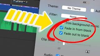 iMovie BEST WAY To Fade In / Fade Out (2024 UPDATE!)